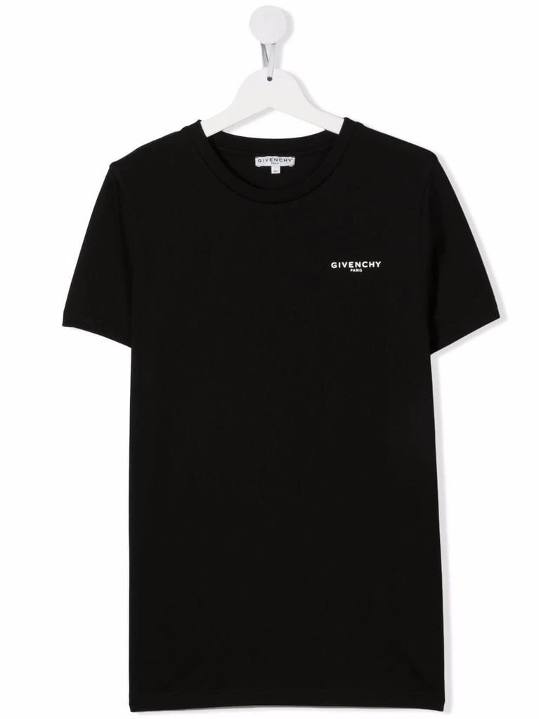 商品Givenchy|大童款 黑色圆领棉质短袖T恤【香港仓极速发货】,价格¥1421,第1张图片