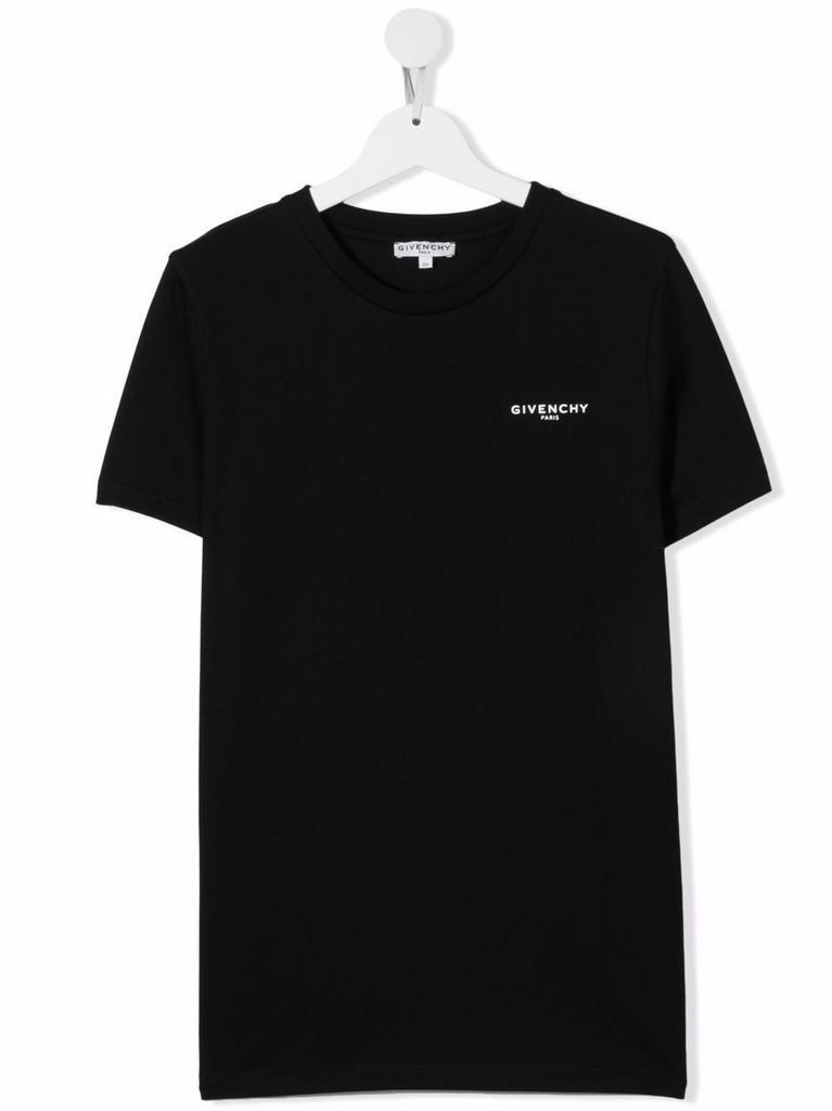商品Givenchy|大童款 黑色圆领棉质短袖T恤【香港仓极速发货】,价格¥1404,第1张图片