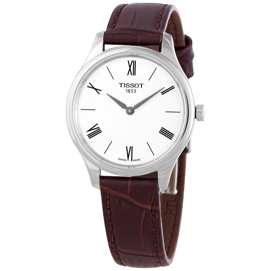 商品Tissot|Tradition 5.5 Quartz Silver Dial Ladies Watch T063.209.16.038.00,价格¥858,第1张图片