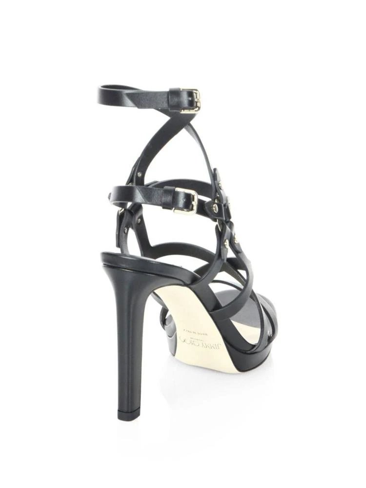 商品Jimmy Choo|Monica Leather Sandals,价格¥2848,第2张图片详细描述