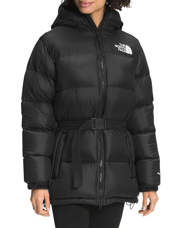 商品The North Face|Nuptse Hooded Belted Down Jacket,价格¥2106,第1张图片详细描述