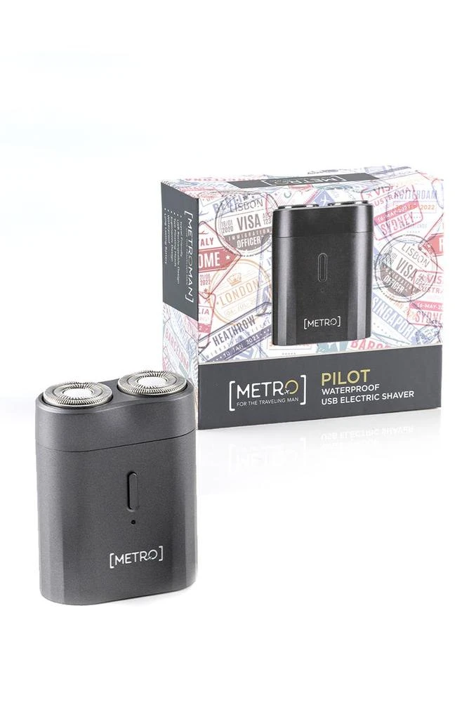 商品METROMAN|Pilot Compact Waterproof USB Electric Shaver,价格¥413,第1张图片