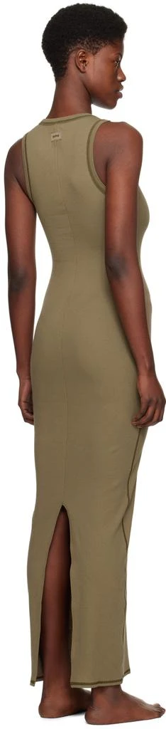 商品SKIMS|绿色 Cotton Rib Sleeveless 连衣裙,价格¥906,第3张图片详细描述