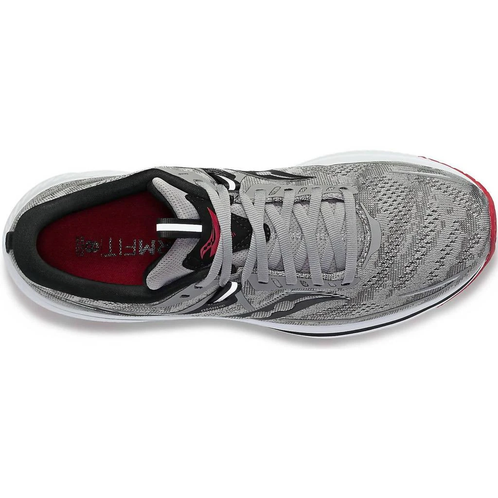 商品Saucony|Men's Omni 21 Running Shoes - Medium Width In Alloy/garnet,价格¥461,第4张图片详细描述