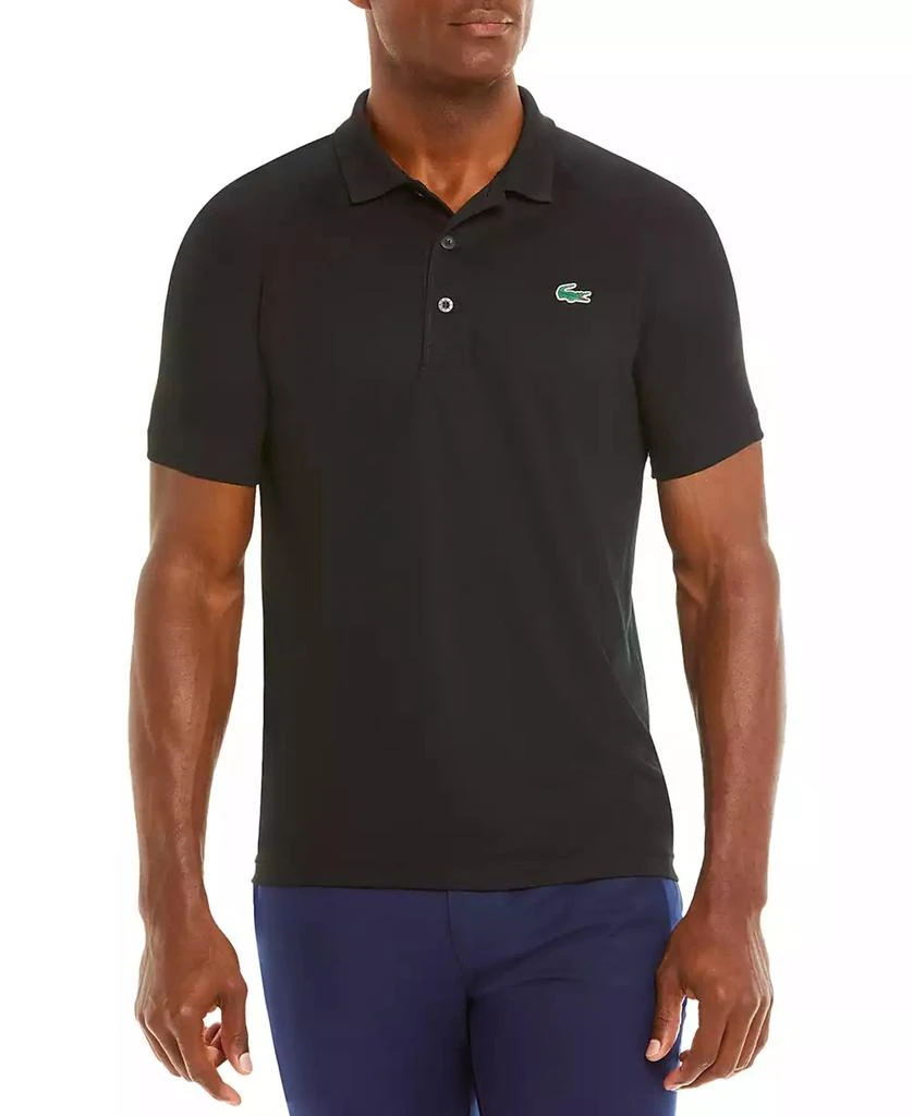 商品Lacoste|Men's Breathable Run-Resistant Interlock Polo Shirt,价格¥523,第1张图片
