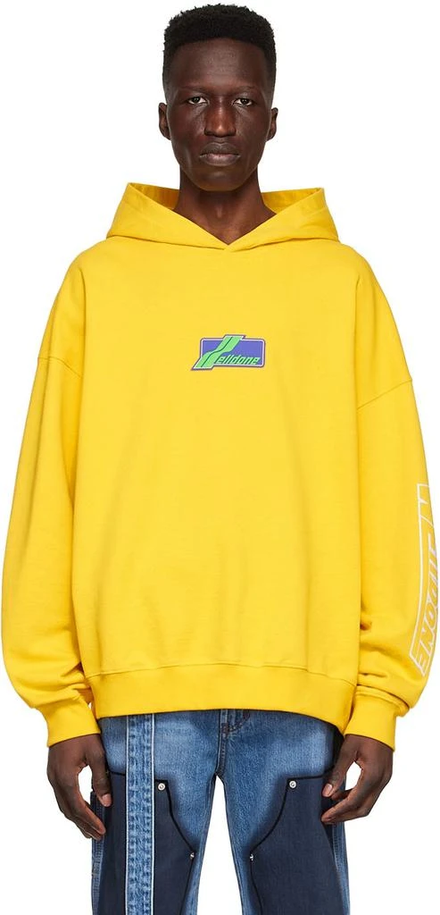 商品We11done|Yellow Cotton Hoodie,价格¥1463,第1张图片