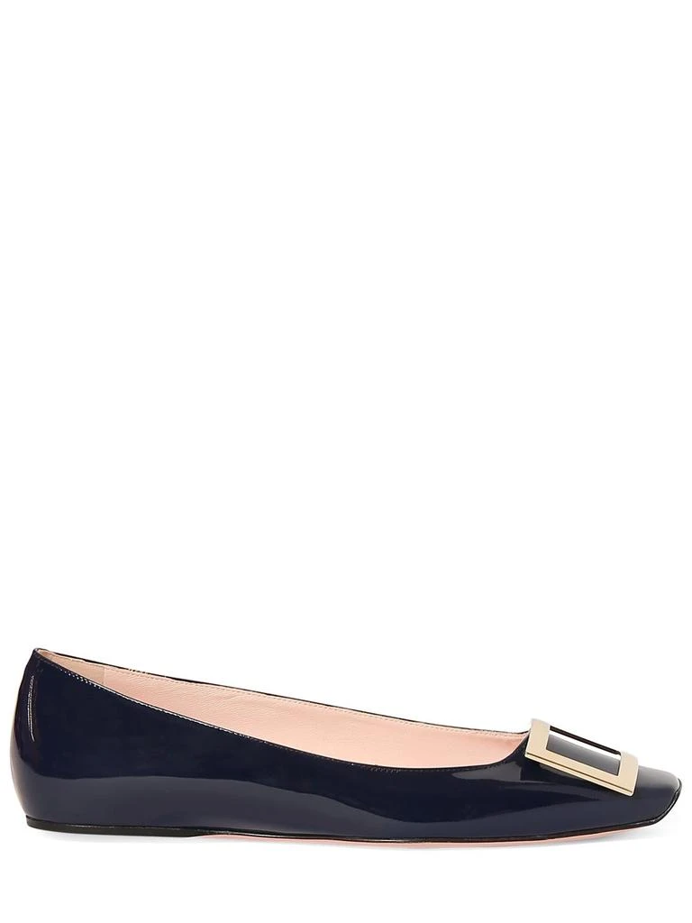 商品Roger Vivier|5mm Trompette Patent Leather Flats,价格¥4687,第1张图片