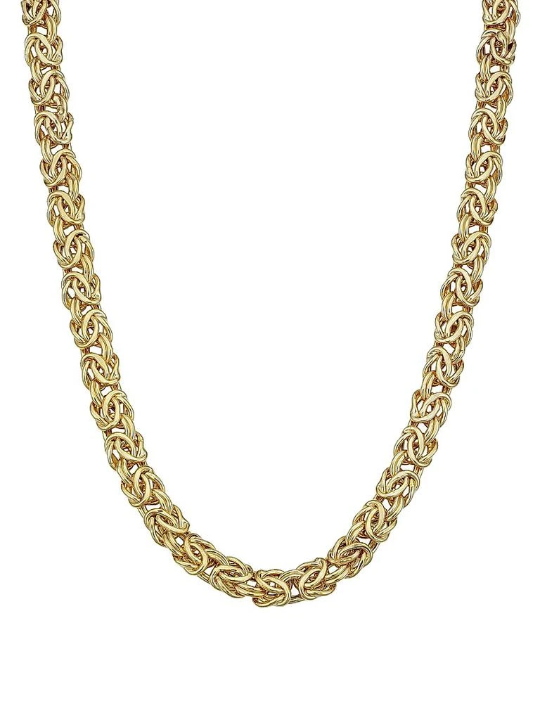 商品Oradina|14K Yellow Gold Byzantine Necklace,价格¥14092,第1张图片