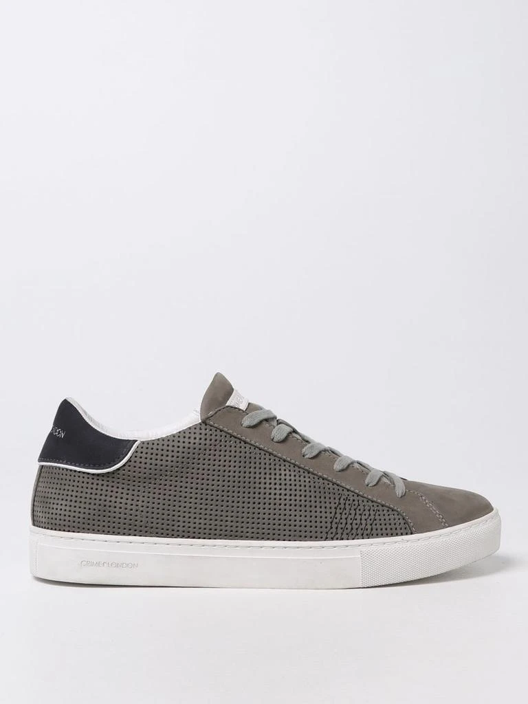 商品Crime London|Crime London sneakers in perforated suede,价格¥583,第1张图片