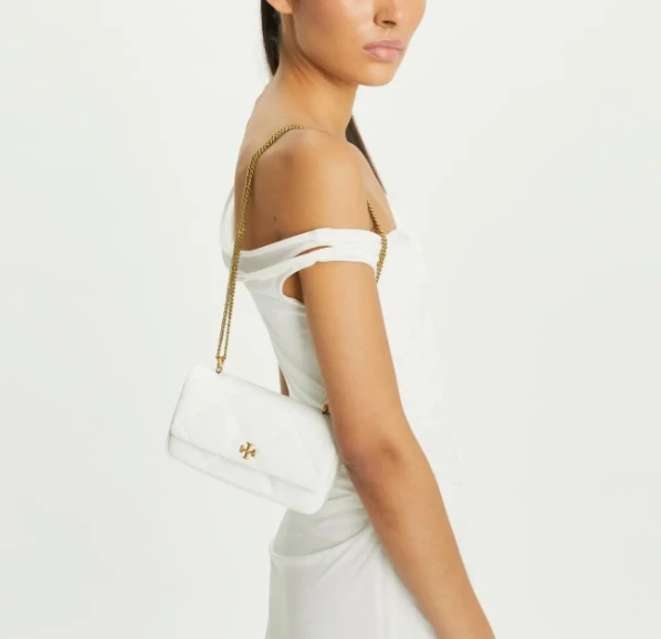 汤丽柏琦女款Kira 菱格形绗缝迷你翻盖肩背斜挎包 （香港仓发货） 商品