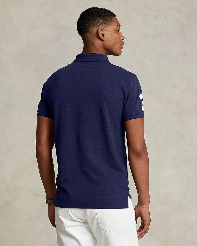 商品Ralph Lauren|Big Pony Custom Slim Fit Mesh Polo Shirt,价格¥904,第3张图片详细描述