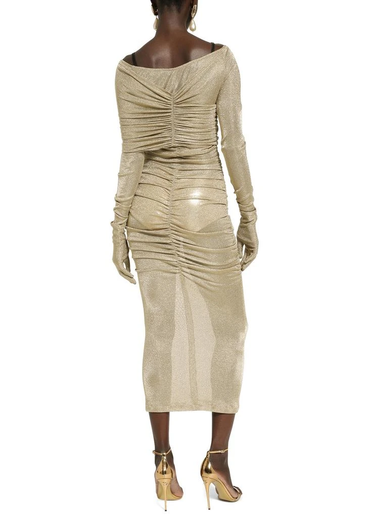 商品Dolce & Gabbana|金银丝针织中长连衣裙,价格¥18610,第3张图片详细描述