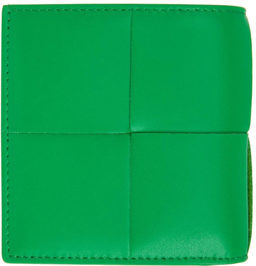 商品Bottega Veneta|绿色 Slim 双折钱包,价格¥5259,第2张图片详细描述