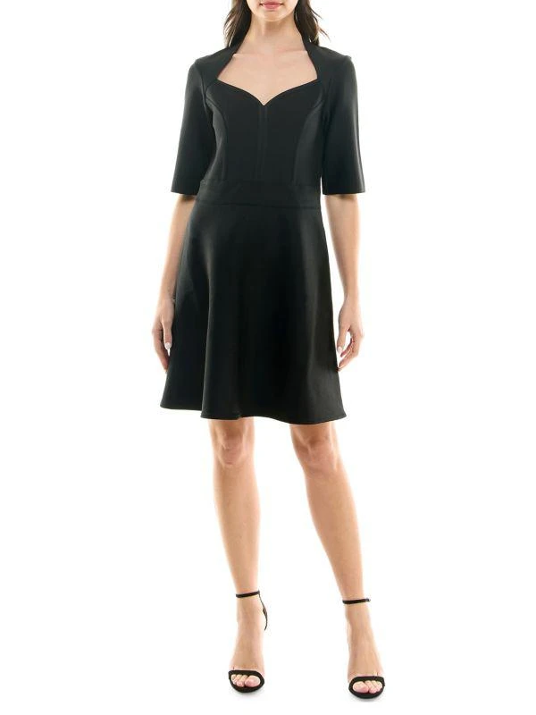 商品Nicole Miller|V Neck Mini Dress,价格¥714,第1张图片