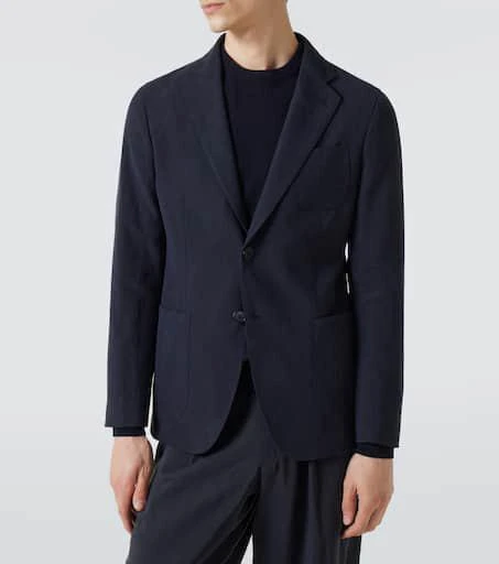 商品Giorgio Armani|亚麻西装外套,价格¥13158,第3张图片详细描述
