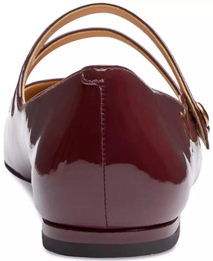 商品Coach|Women's Winley Double Buckle Mary Jane Ballet Flats,价格¥524,第3张图片详细描述
