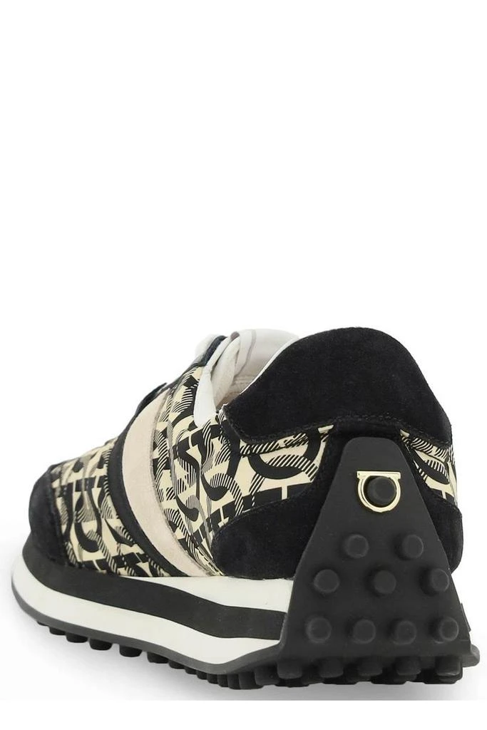 商品Salvatore Ferragamo|Ferragamo Gancini Print Lace-Up Sneakers,价格¥2354,第3张图片详细描述