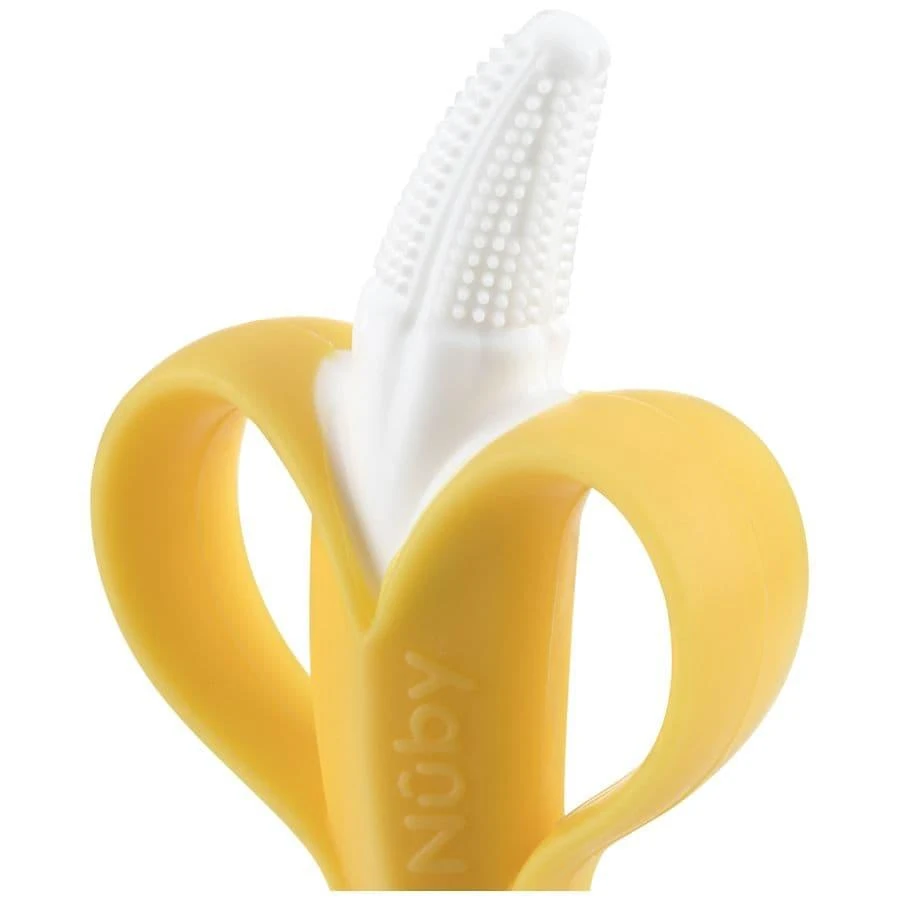 商品Nuby|Nana Nubs Banana Massaging Toothbrush,价格¥26,第2张图片详细描述