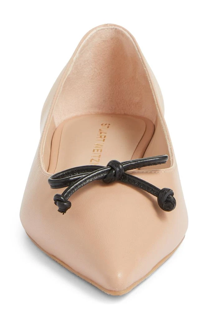商品Stuart Weitzman|Landon Pointed Toe Ballet Flat,价格¥654,第4张图片详细描述