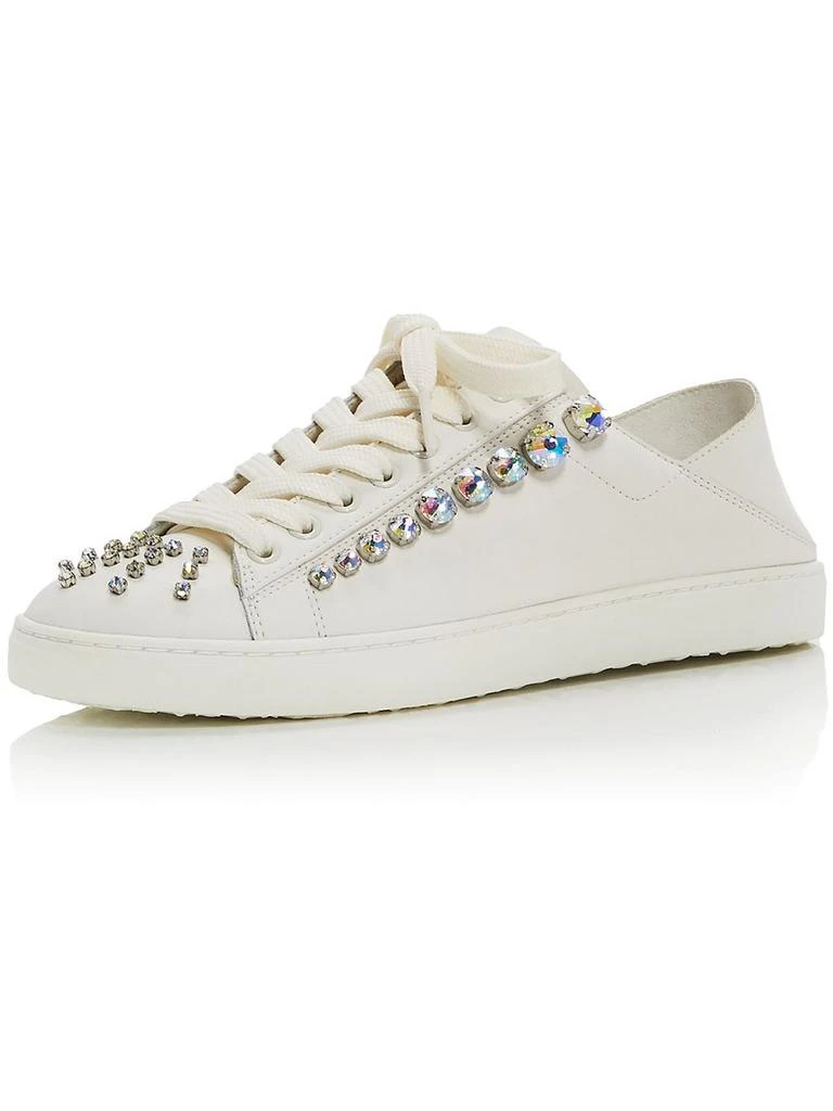 商品Stuart Weitzman|Goldie Shine Convertible Womens Leather Embellished Casual and Fashion Sneakers,价格¥2012,第1张图片