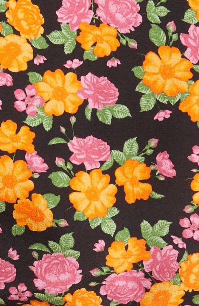 Rose Print Wrap Blouse 商品