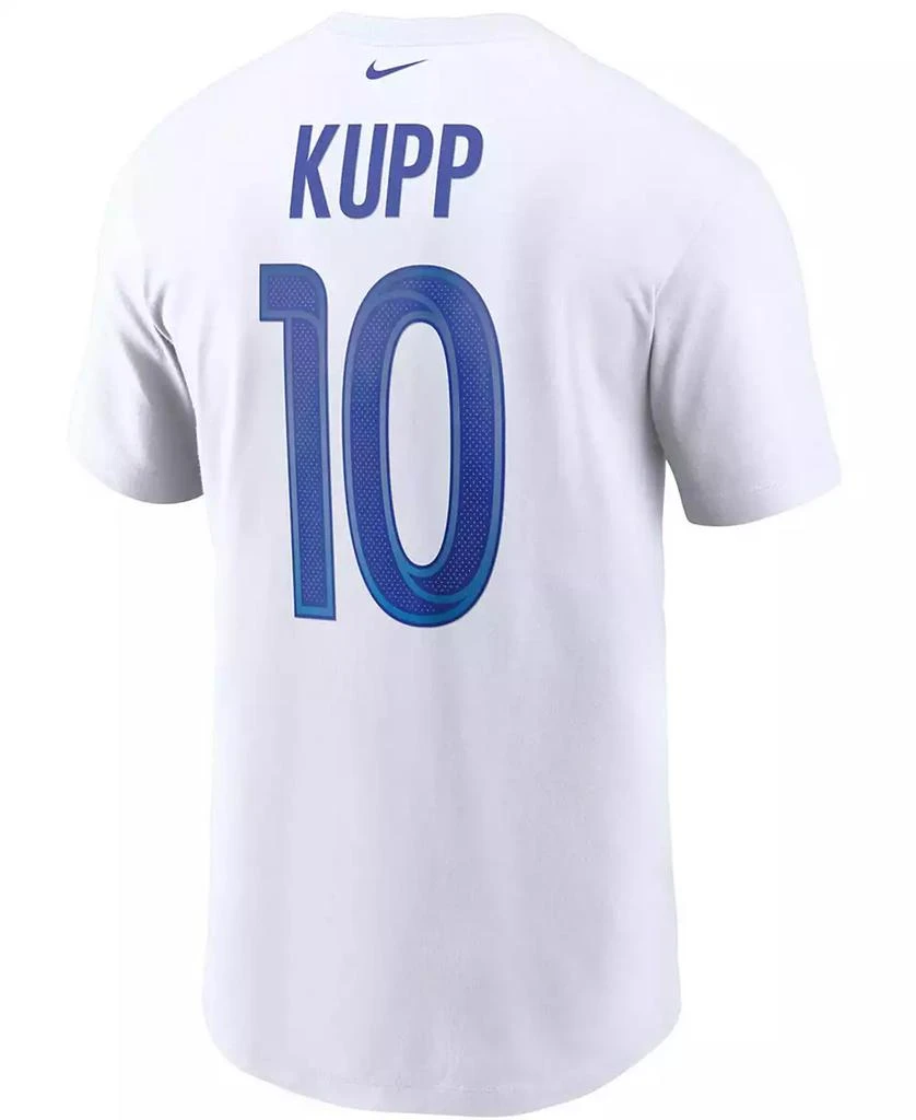 商品NIKE|Men's Cooper Kupp White Los Angeles Rams Name and Number T-shirt,价格¥305,第2张图片详细描述