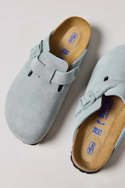 商品Birkenstock|Birkenstock Women's Boston Soft Footbed Suede Clog,价格¥1217,第1张图片