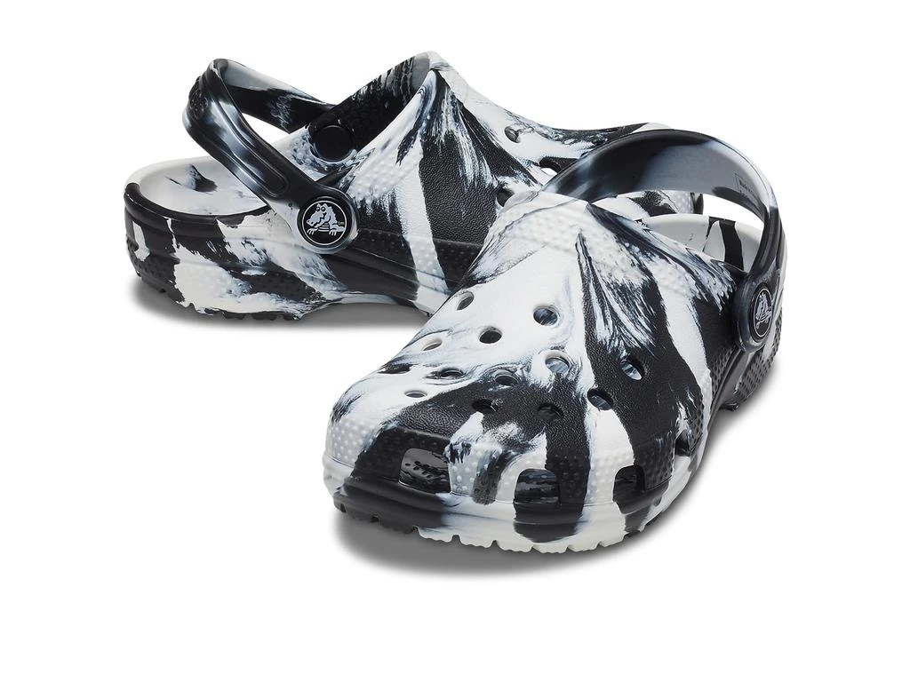 商品Crocs|Classic Marbled Tie-Dye Clogs (Toddler),价格¥226,第1张图片