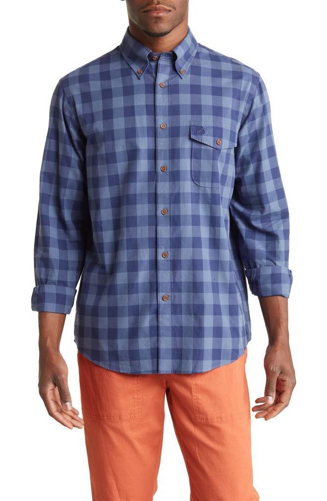 商品Brooks Brothers|Buffalo Plaid Regular Fit Cotton Button-Up Shirt,价格¥412,第1张图片