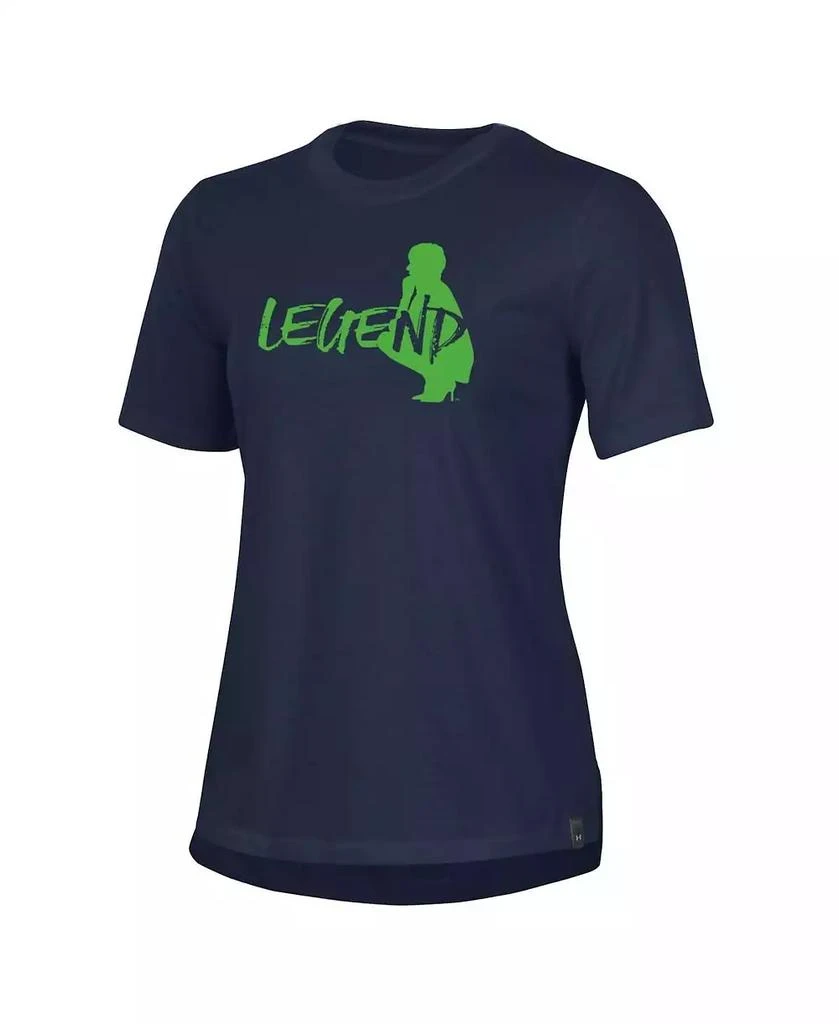 商品Under Armour|Women's Navy Notre Dame Fighting Irish Muffet McGraw Legend T-shirt,价格¥264,第2张图片详细描述