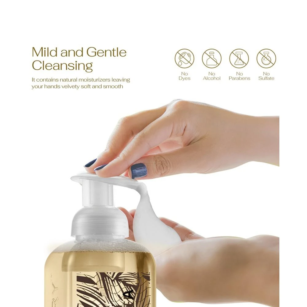 商品Lovery|Hand Foaming Soap in Vanilla Coconut, Moisturizing Hand Soap with Flawless Crystal Heart Bracelet - Hand Wash Set, 2 Piece,价格¥150,第2张图片详细描述