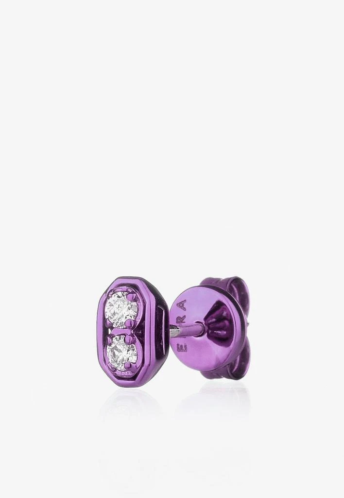 商品EÉRA|Special Order - Roma Diamond Stud Earring in 18-karat White Gold,价格¥8457,第1张图片