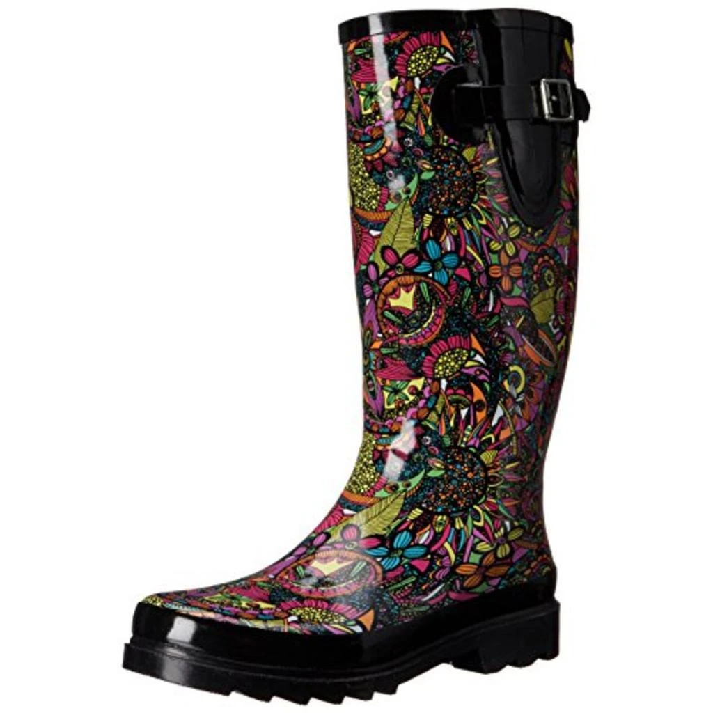 商品Sakroots|SakRoots Womens Rhythm Printed Knee-High Rain Boots,价格¥222,第1张图片