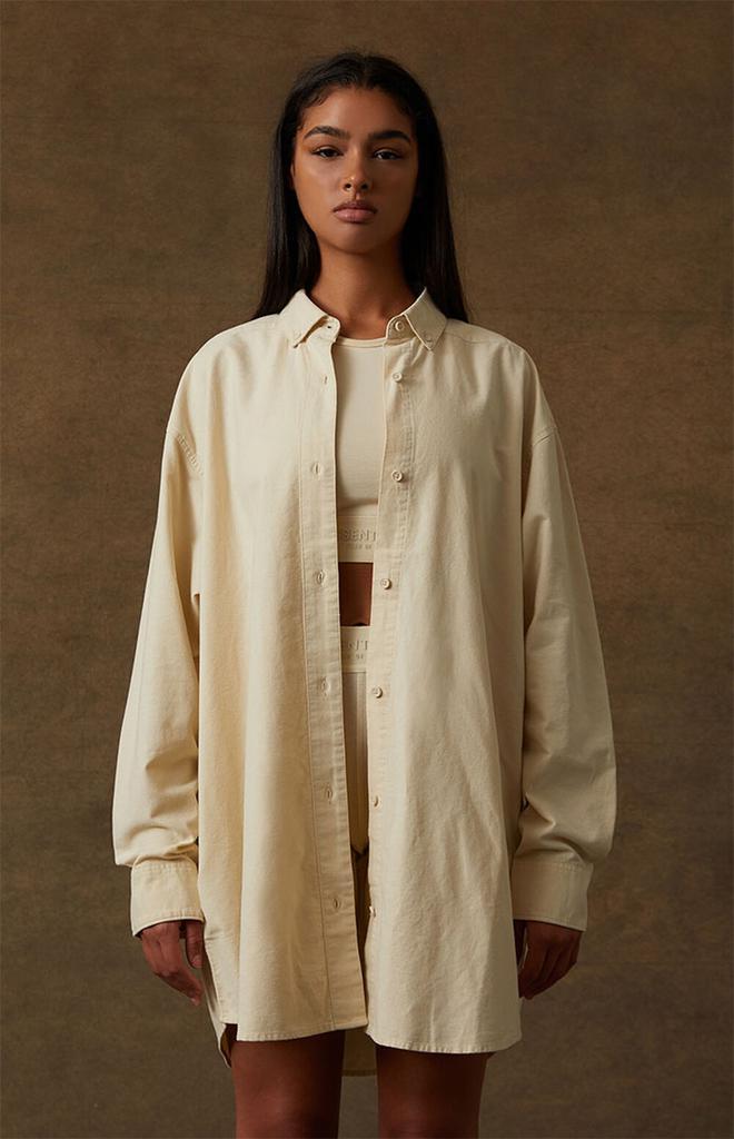 商品Essentials|Women's Egg Shell Oxford Button Down Shirt,价格¥733,第4张图片详细描述