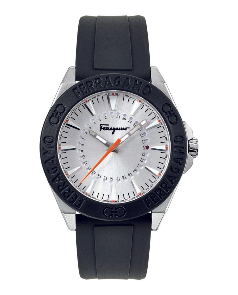 商品Salvatore Ferragamo|Ferragamo Ferragamo Silicone Watch,价格¥5441,第1张图片