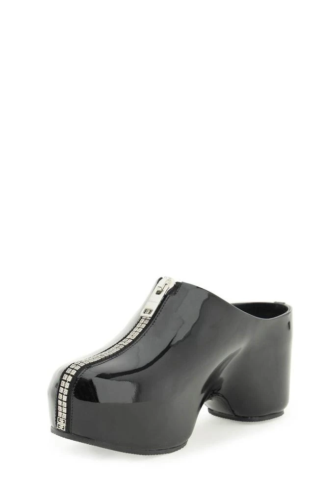 商品Givenchy|PATENT LEATHER CLOGS WITH 4G ZIP,价格¥2722,第4张图片详细描述