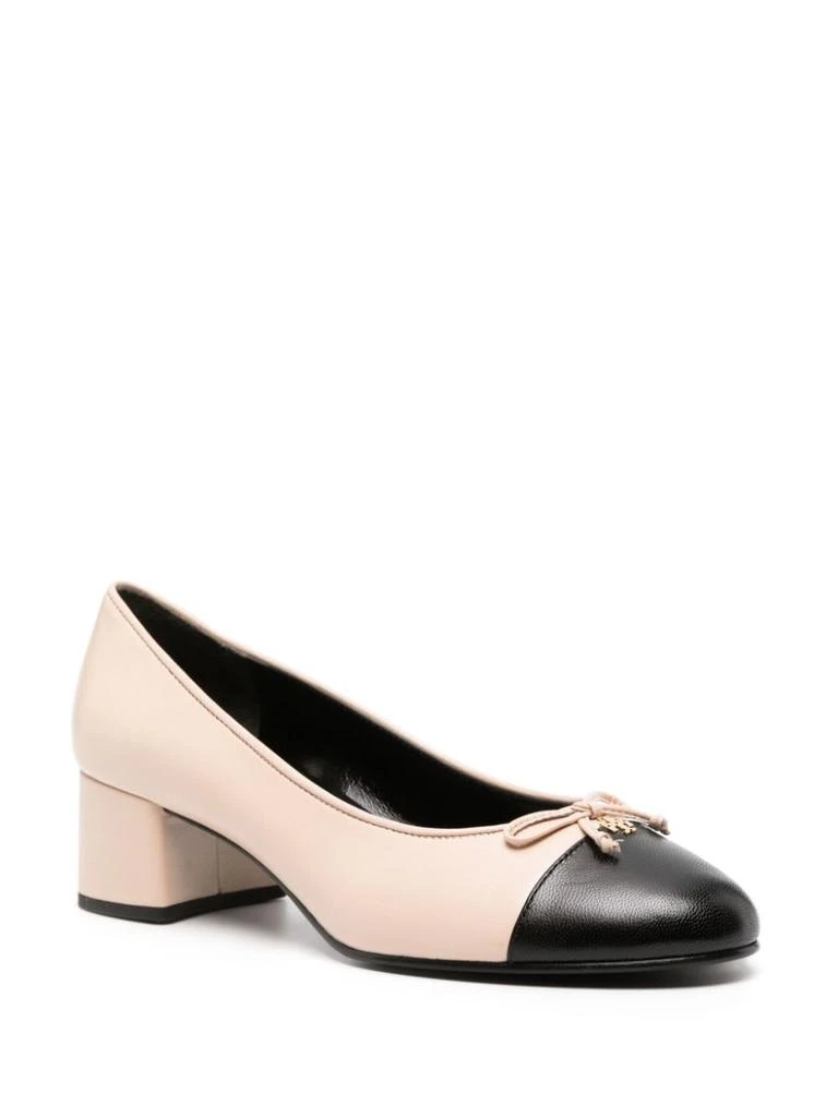 商品Tory Burch|TORY BURCH - Cap-toe Leather Pumps,价格¥2702,第4张图片详细描述