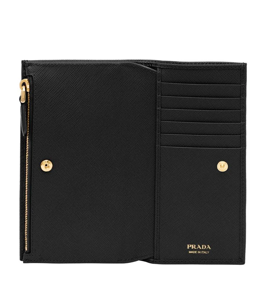 商品Prada|Large Saffiano Leather Bifold Wallet,价格¥7127,第4张图片详细描述