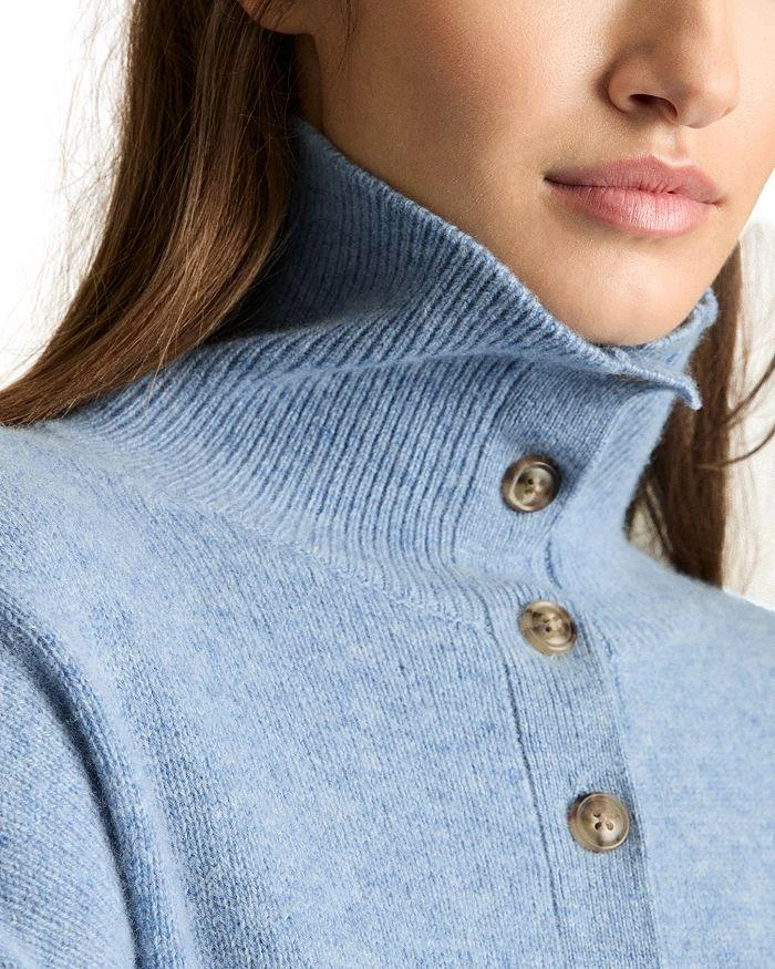 商品REISS|Ava Wool Blend Open Neck Button Knit Sweater,价格¥772,第4张图片详细描述