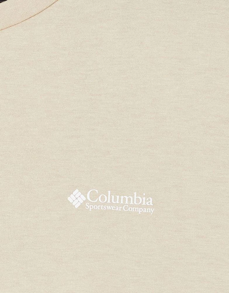 商品Columbia|Columbia Path Lake back print t-shirt in khaki Exclusive at ASOS,价格¥265,第4张图片详细描述