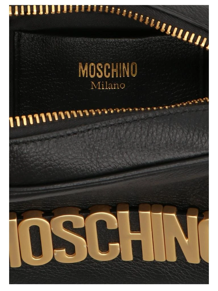 商品Moschino|Logo leather crossbody bag,价格¥2838,第4张图片详细描述