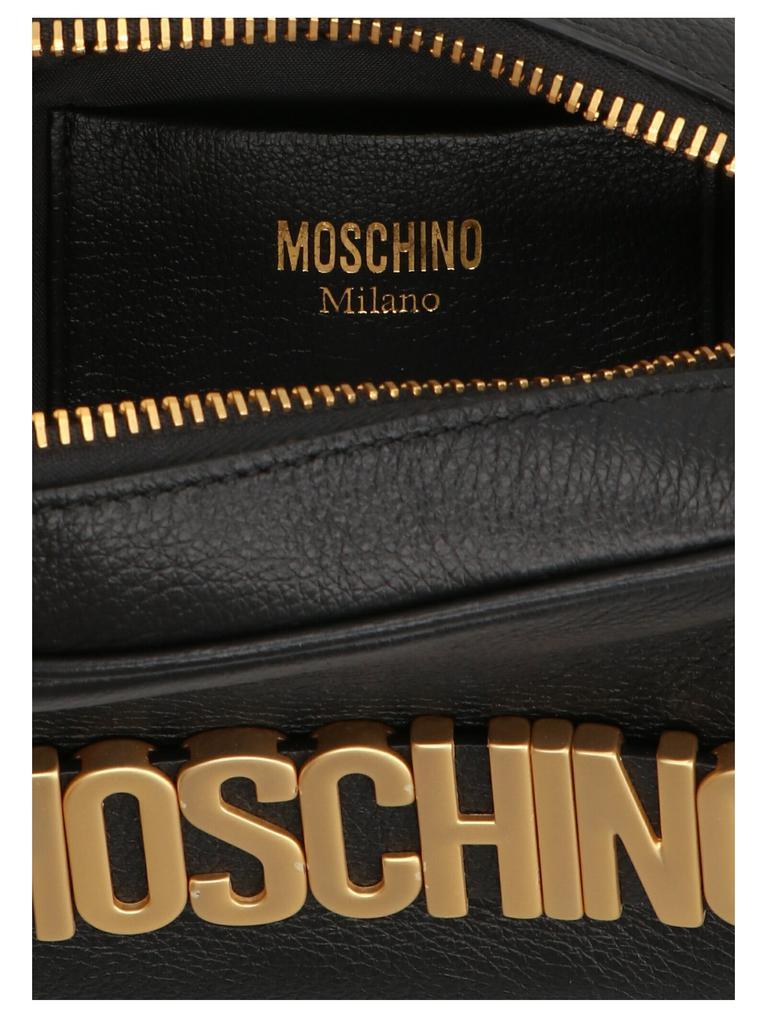 商品Moschino|Logo leather crossbody bag,价格¥4754,第6张图片详细描述