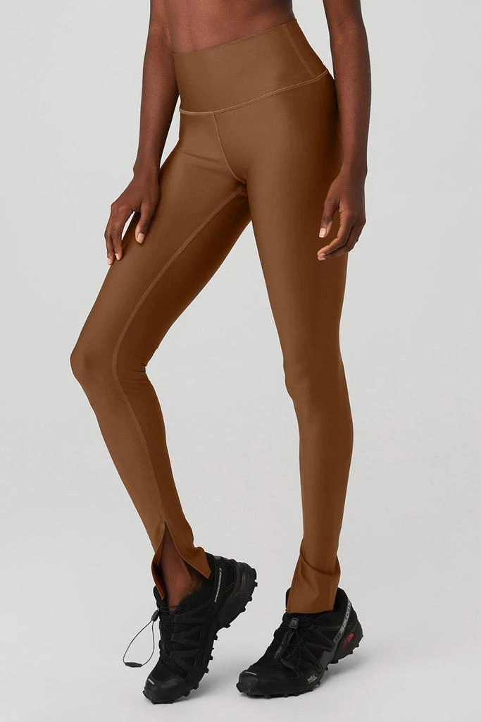 商品Alo|Airlift High-Waist Elongated Legging - Cinnamon Brown,价格¥980,第3张图片详细描述