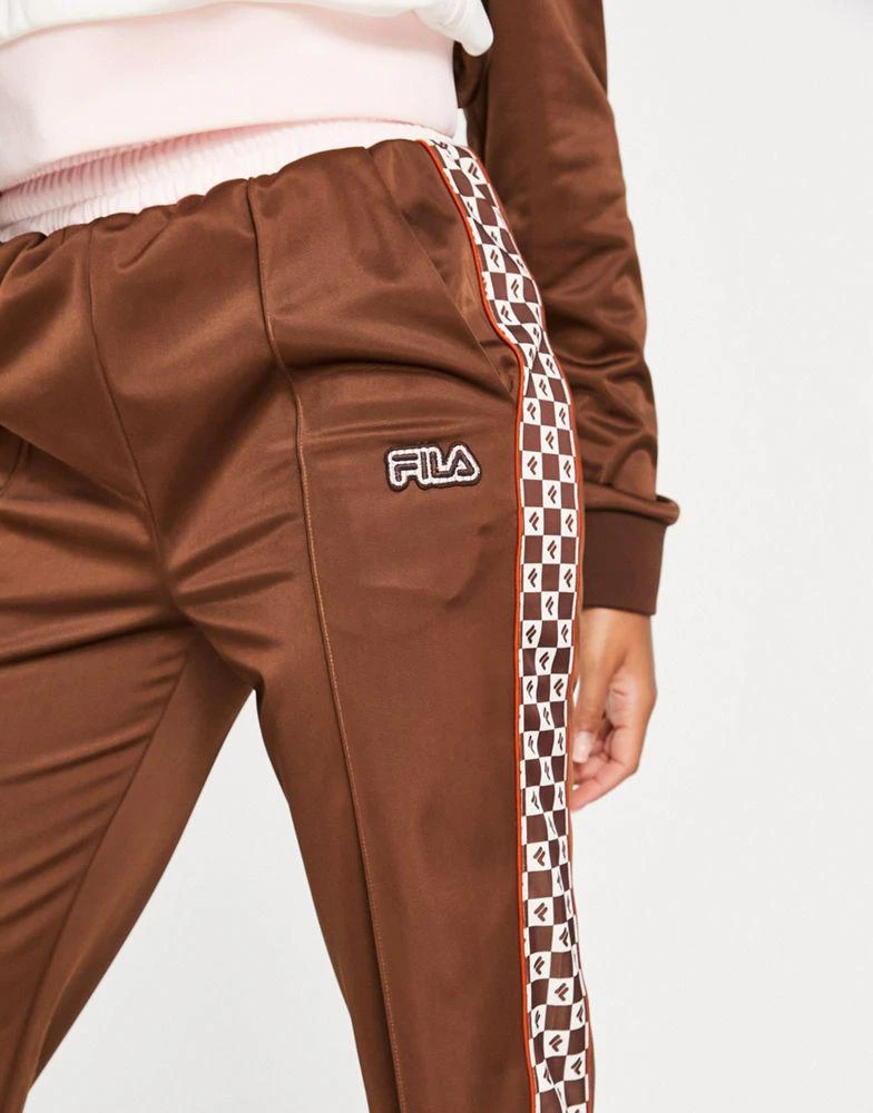 商品Fila|Fila retro joggers in brown,价格¥216,第3张图片详细描述