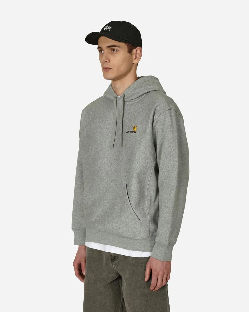 商品Carhartt WIP|American Script Hooded Sweatshirt Grey,价格¥1118,第2张图片详细描述