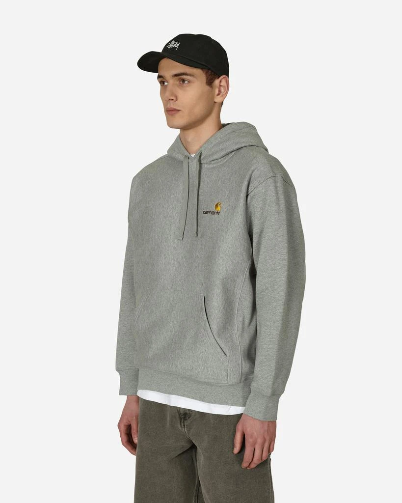 商品Carhartt WIP|American Script Hooded Sweatshirt Grey,价格¥1119,第2张图片详细描述