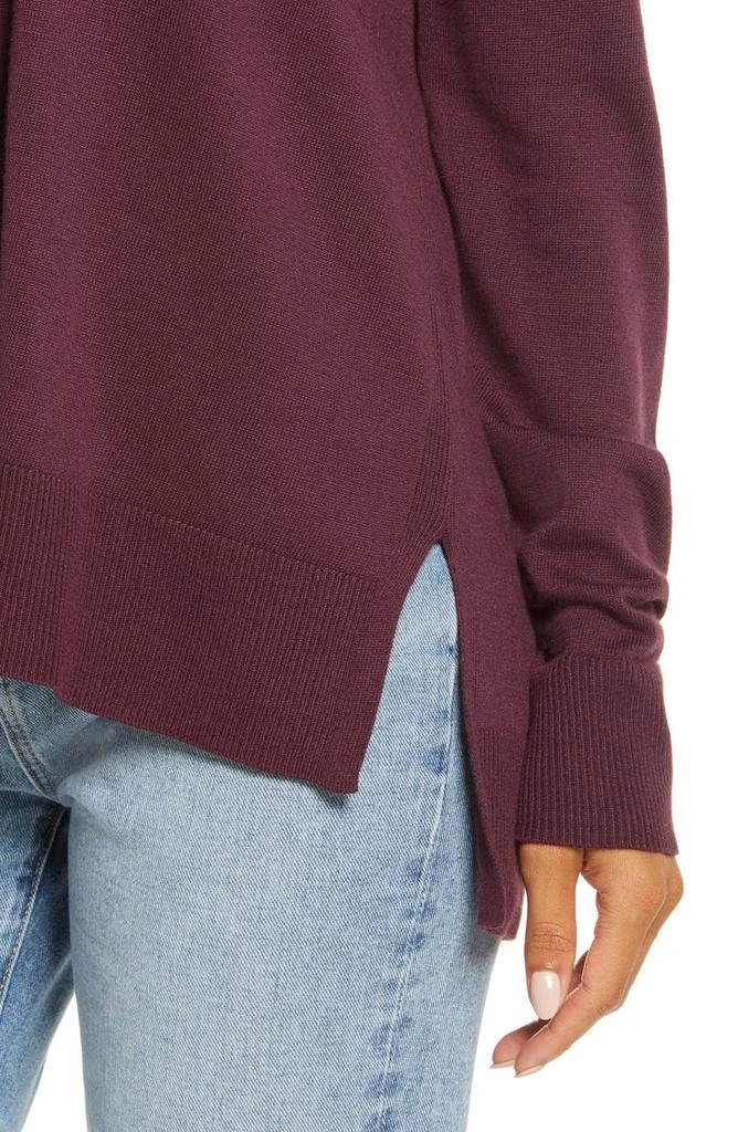 商品Chelsea28|Oversize V-Neck High/Low Sweater,价格¥75,第4张图片详细描述