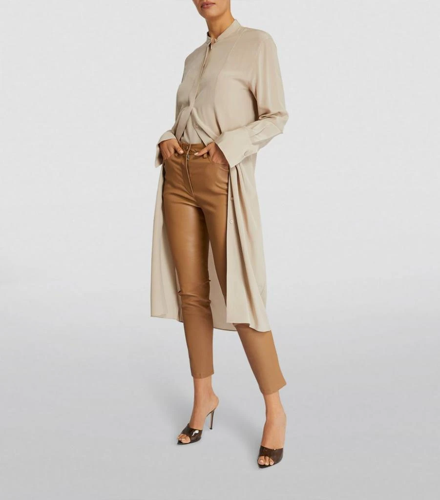 商品Joseph|Leather Teddy Trousers,价格¥9747,第2张图片详细描述