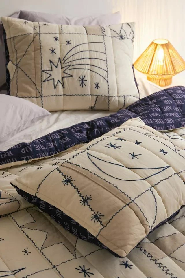 商品Urban Outfitters|Starlight Stitch Sham Set,价格¥195,第2张图片详细描述