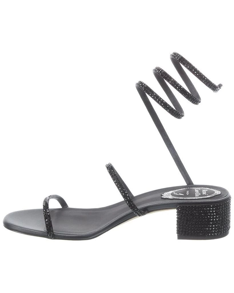 商品Rene Caovilla|René Caovilla Cleo 40 Satin & Leather Sandal,价格¥5514,第2张图片详细描述